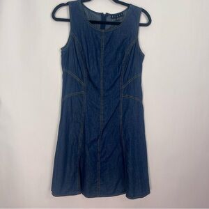 Bluet Women’s Denim Blue Jean Dress Sleeveless Sz 6